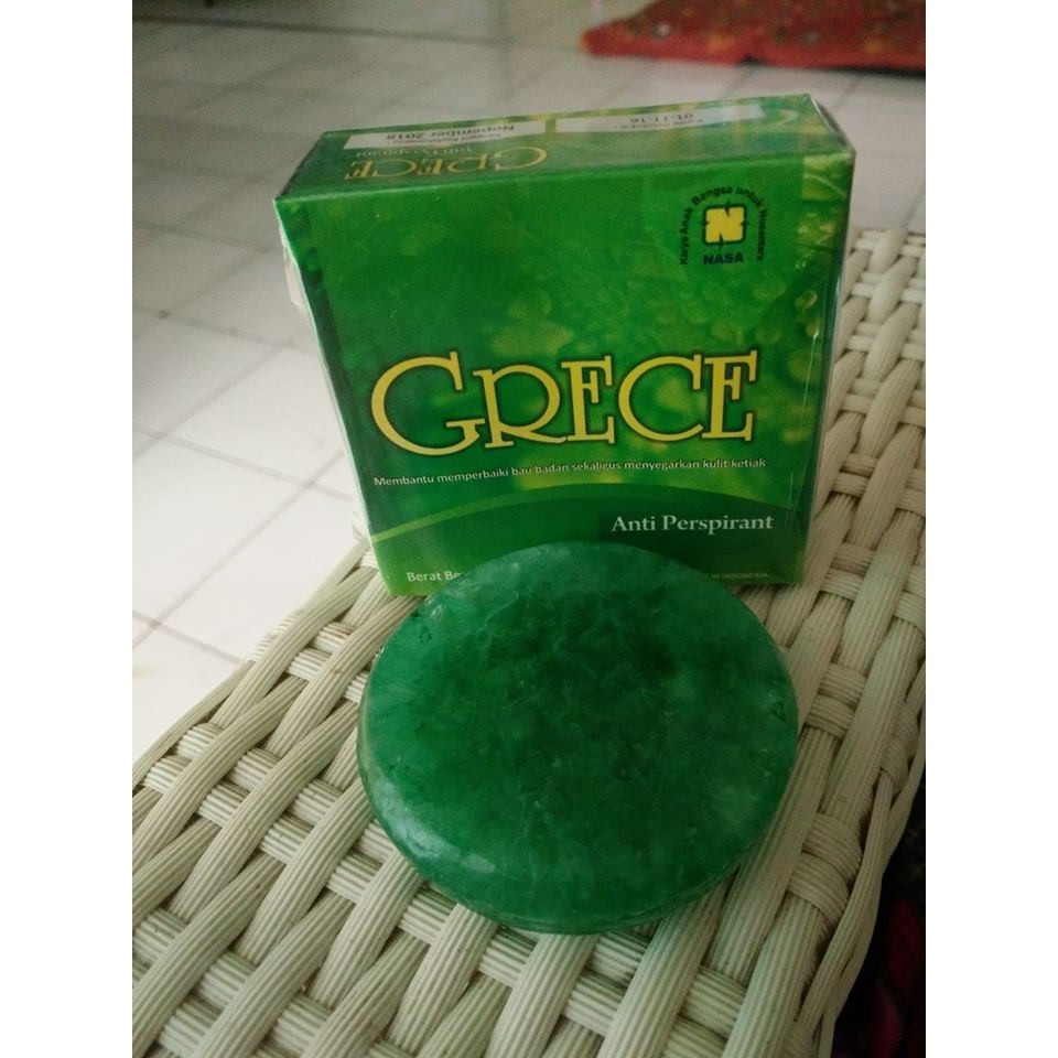 

Grece / mencegah bau badan / sabun herbal