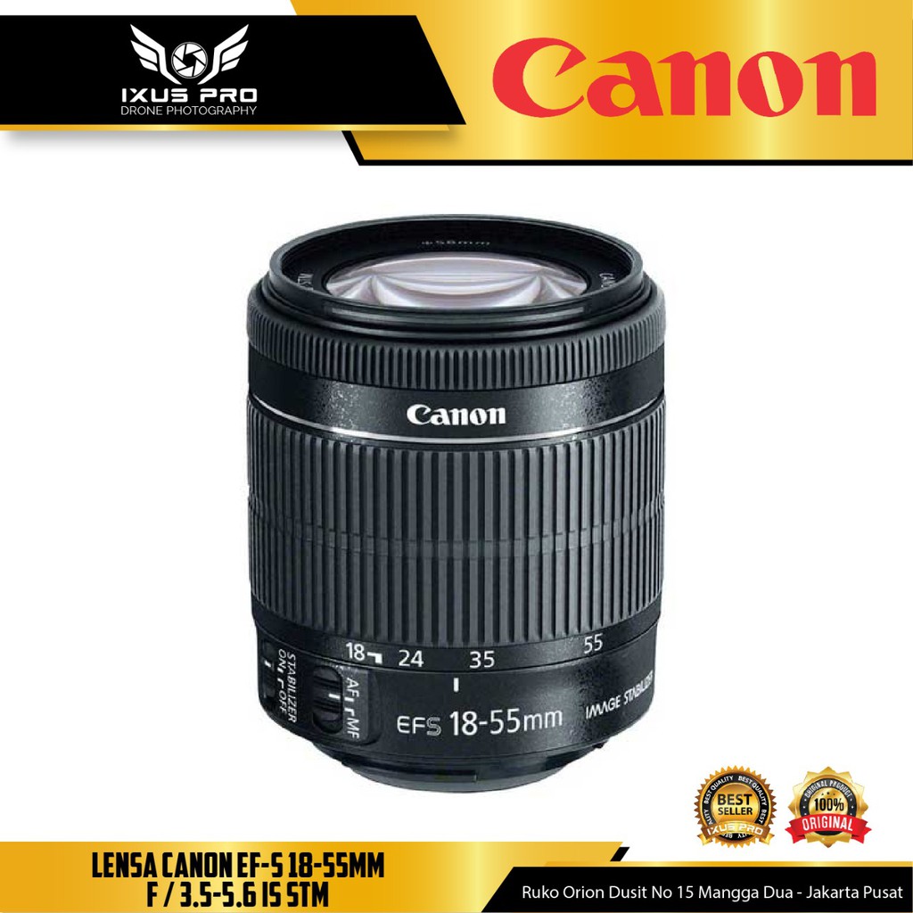 Lensa Canon 18-55mm IS STM