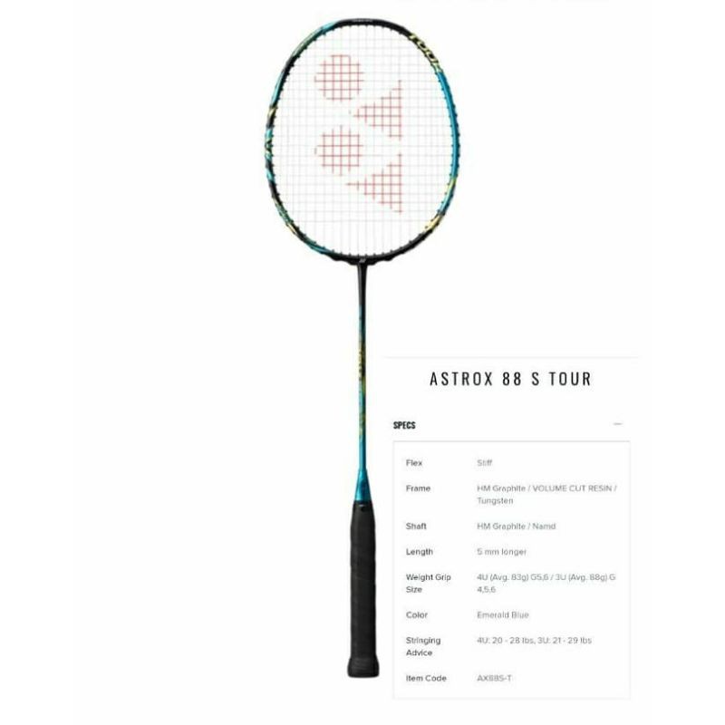 RAKET BADMINTON YONES ASTROX 88S TOUR ORIGINAL