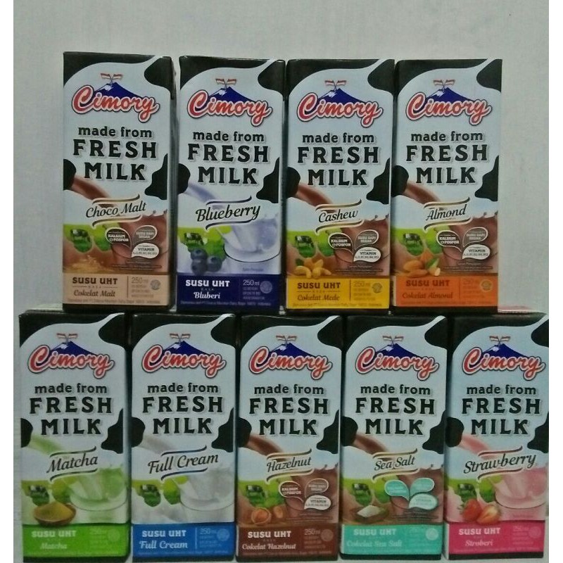 

Cimory Susu Uht Fresh Milk 250 ml All Variant