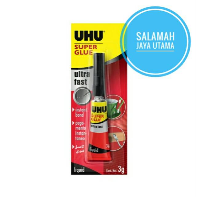 

UHU Super Glue 3 gr / Lem Power Glue / Lem Super Glue 3gr