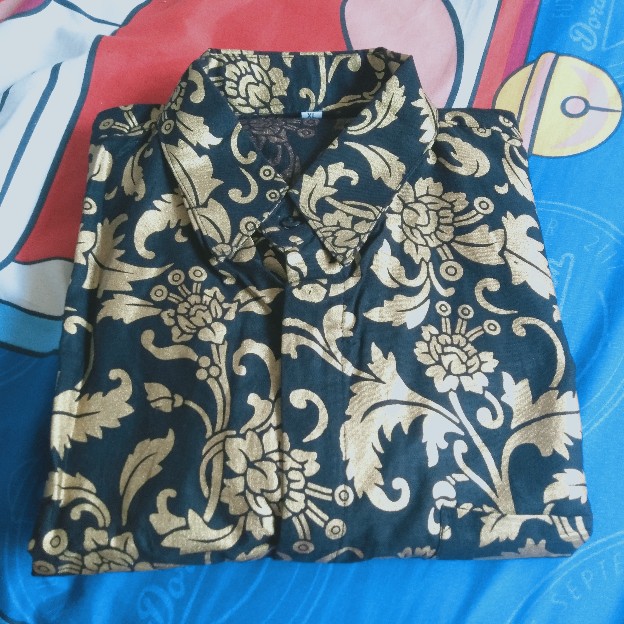 Size M L Xl Xxl Menowo Batik Hrb026 Kenongo Kemeja Batik Lengan Panjang Murah
