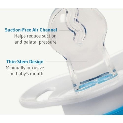 Dr. Brown's Prevent PRINTED SHIELD Pacifier 6-18m BLUE