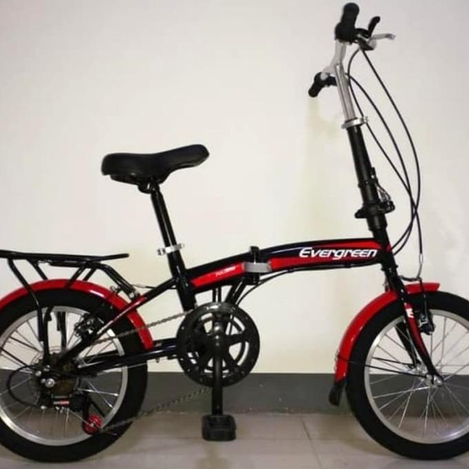 Sepeda lipat 16 Evergreen 6 speed