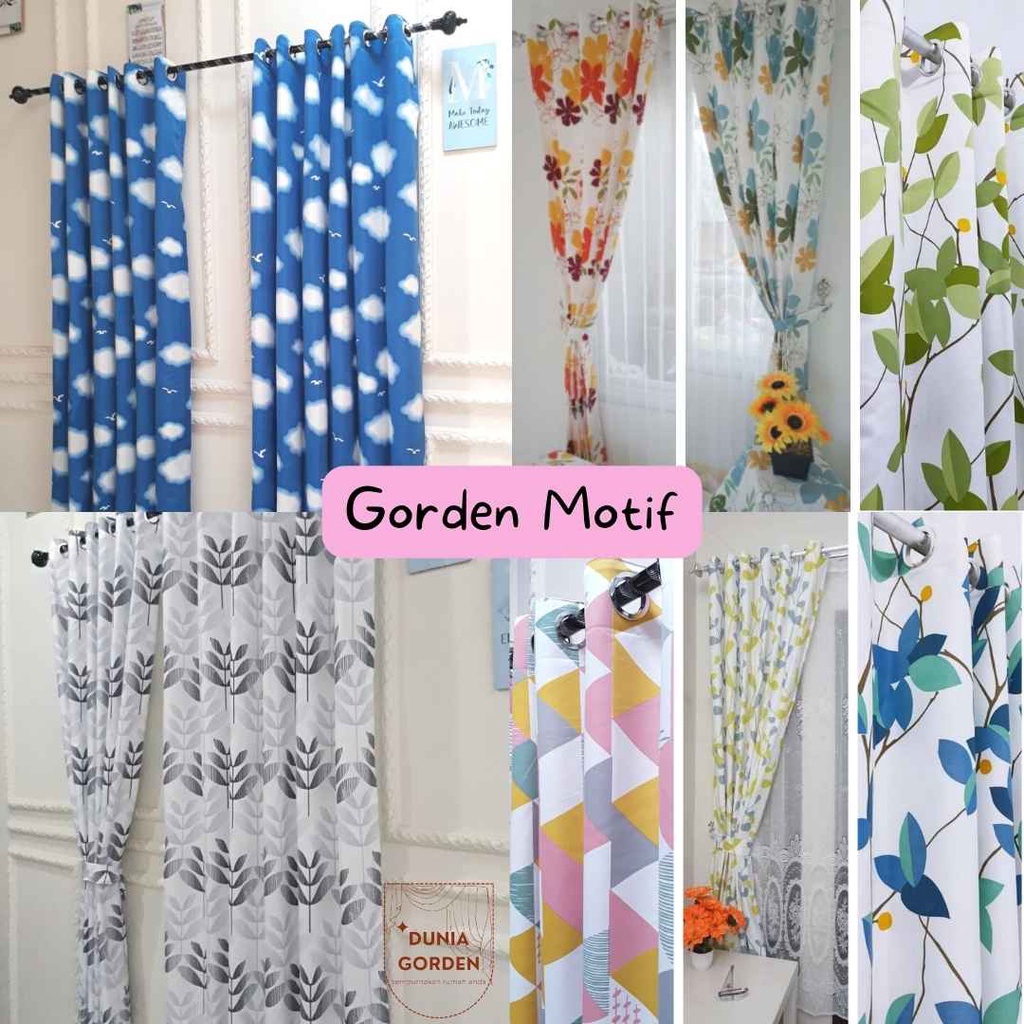 Gorden Aneka Motif Satin Gorden Satin Motif Gorden Satin Murah Gorden Jendela Murah Gorden Jendela S