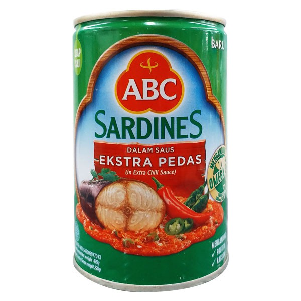 

ABC Sardines Extra Hot 425 Gr