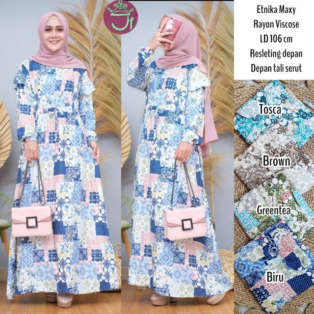 Grosir gamis rayon viscose @87K min 3pcs