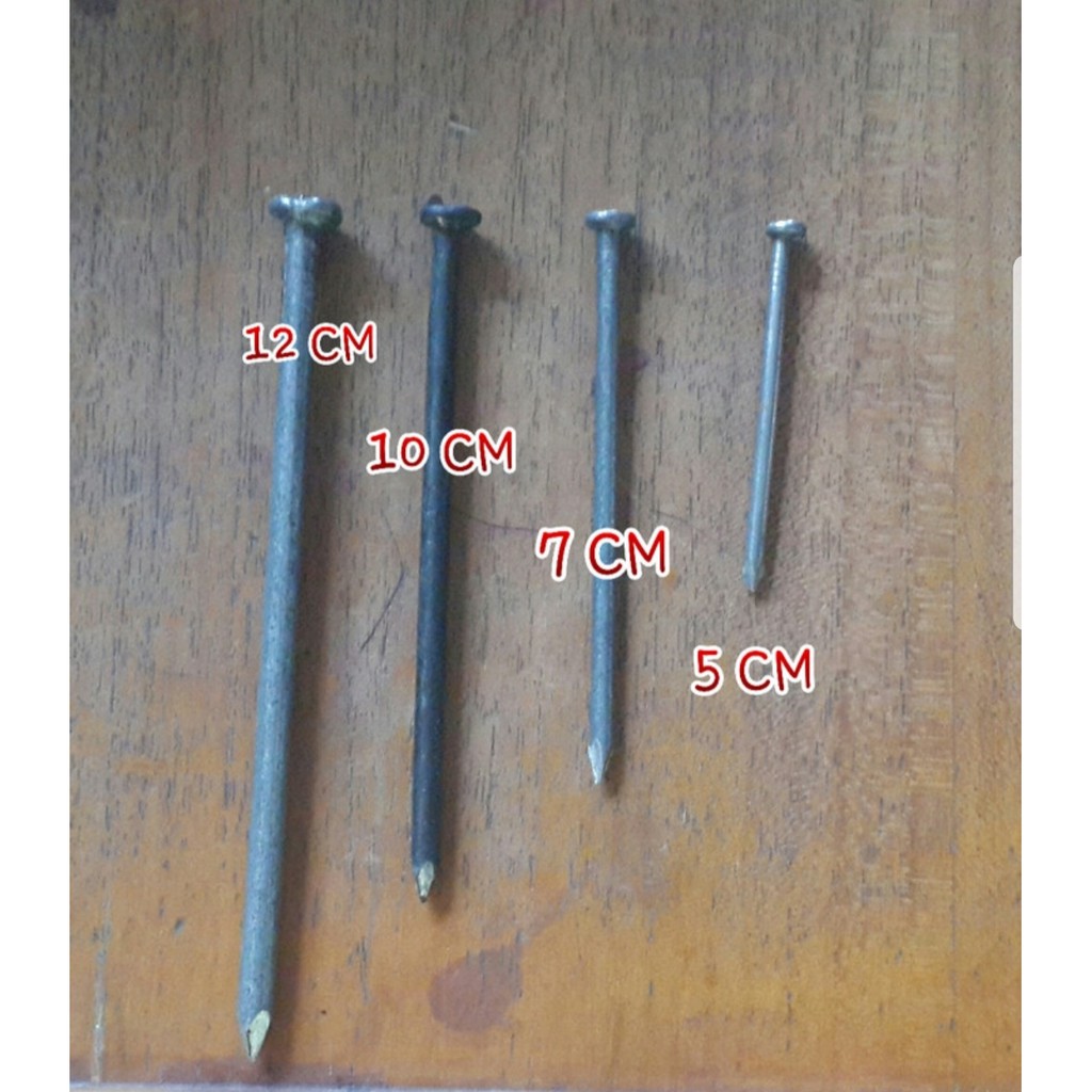 Jual Paku Kayu 5cm/ 7cm/ 10cm/ 12cm per 1Kg/ Paku Lis Reng Kaso Balok