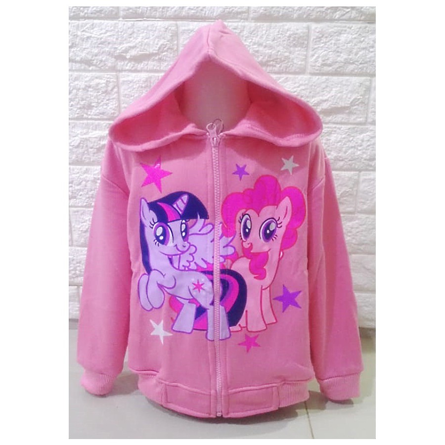 Jaket Anak Perempuan Little Pony Twilight &amp; Pinkie Pie - JKKD182 - JKKD183 - JKKD184