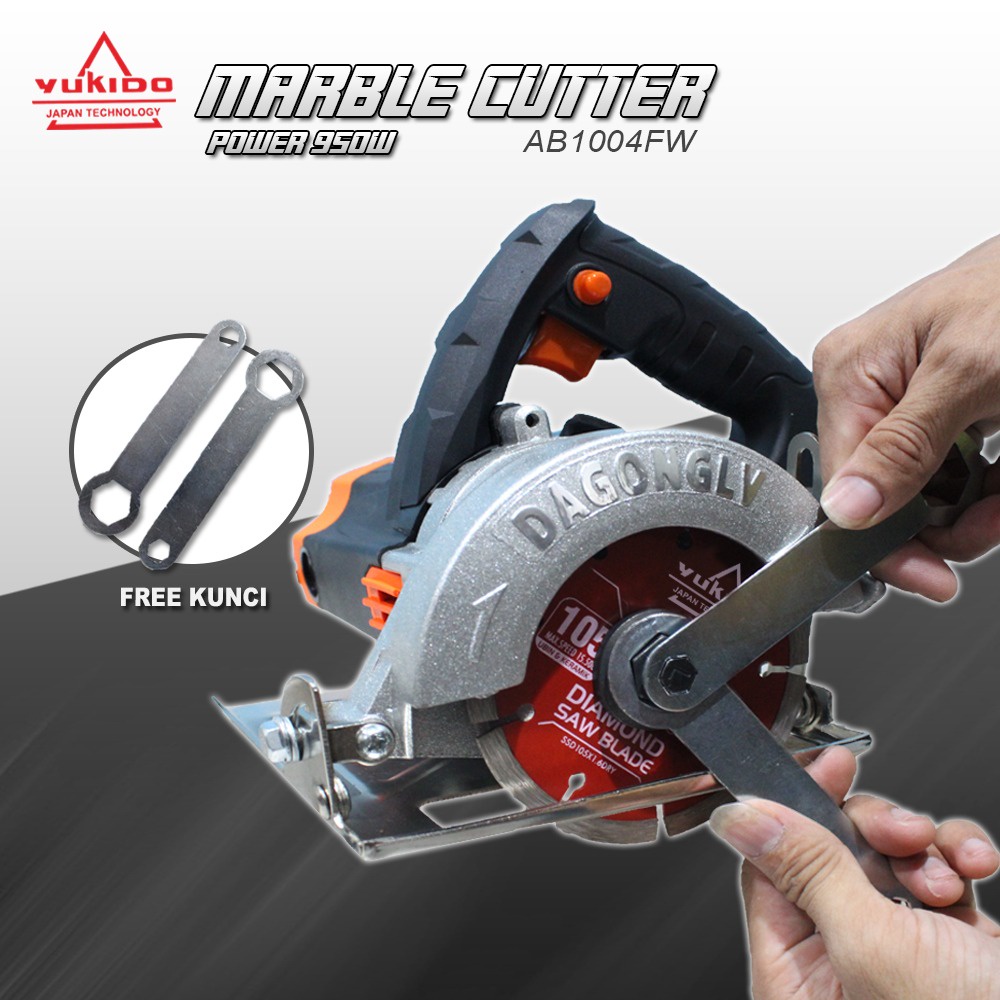 TERMURAH!! Mesin Marble Cutter AB-1004-FW YUKIDO Mesin Potong Kramik Dan Granit