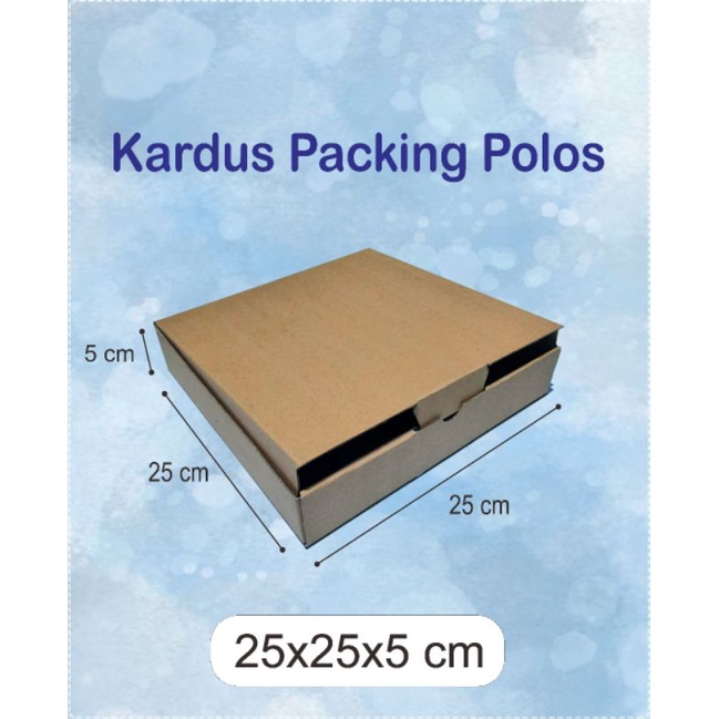 

kardus packing polos 25×25×5