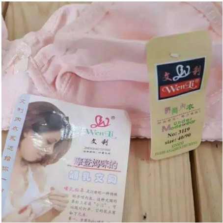 Bra BH MENYUSUI Tanpa Kawat WENLI 3119 / Bra Maternity / Nursing Bra / wenli