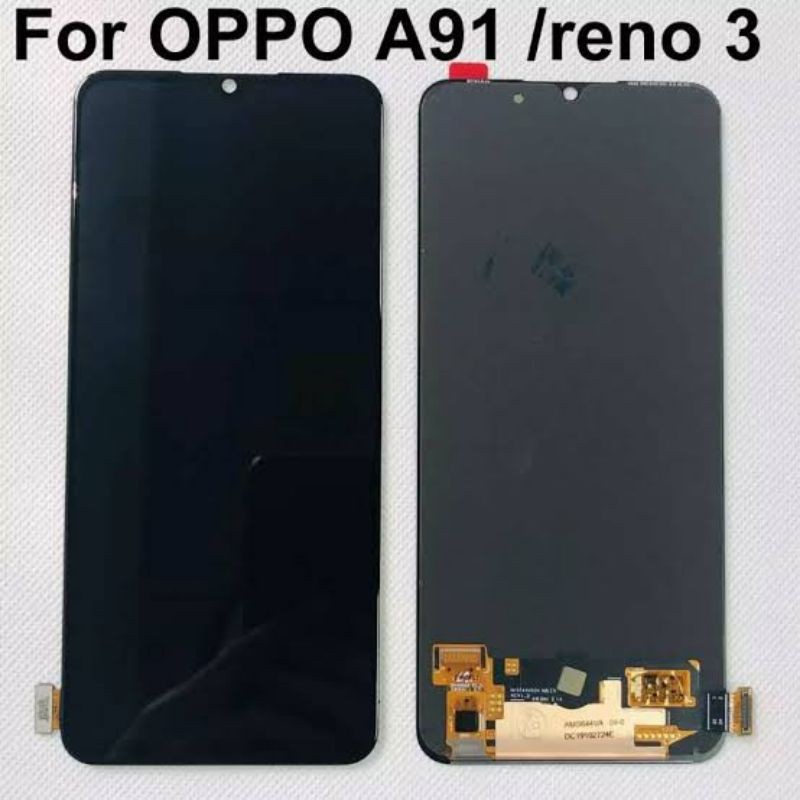 lcd touchscreen oppo a91/reno3 non finger