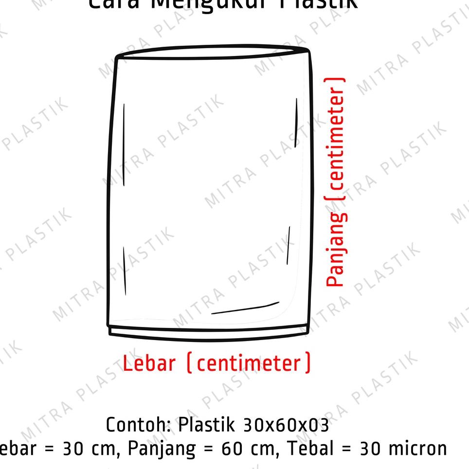 

DISKON BRANDS FESTIVAL Plastik PP Lebar 13 Tebal 03 13x20 13x25 13x30 Kantong Plastik Bening Transparan [ao -1]