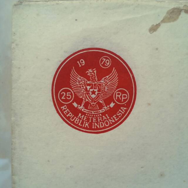 Kertas Segel / Materai tahun 1979