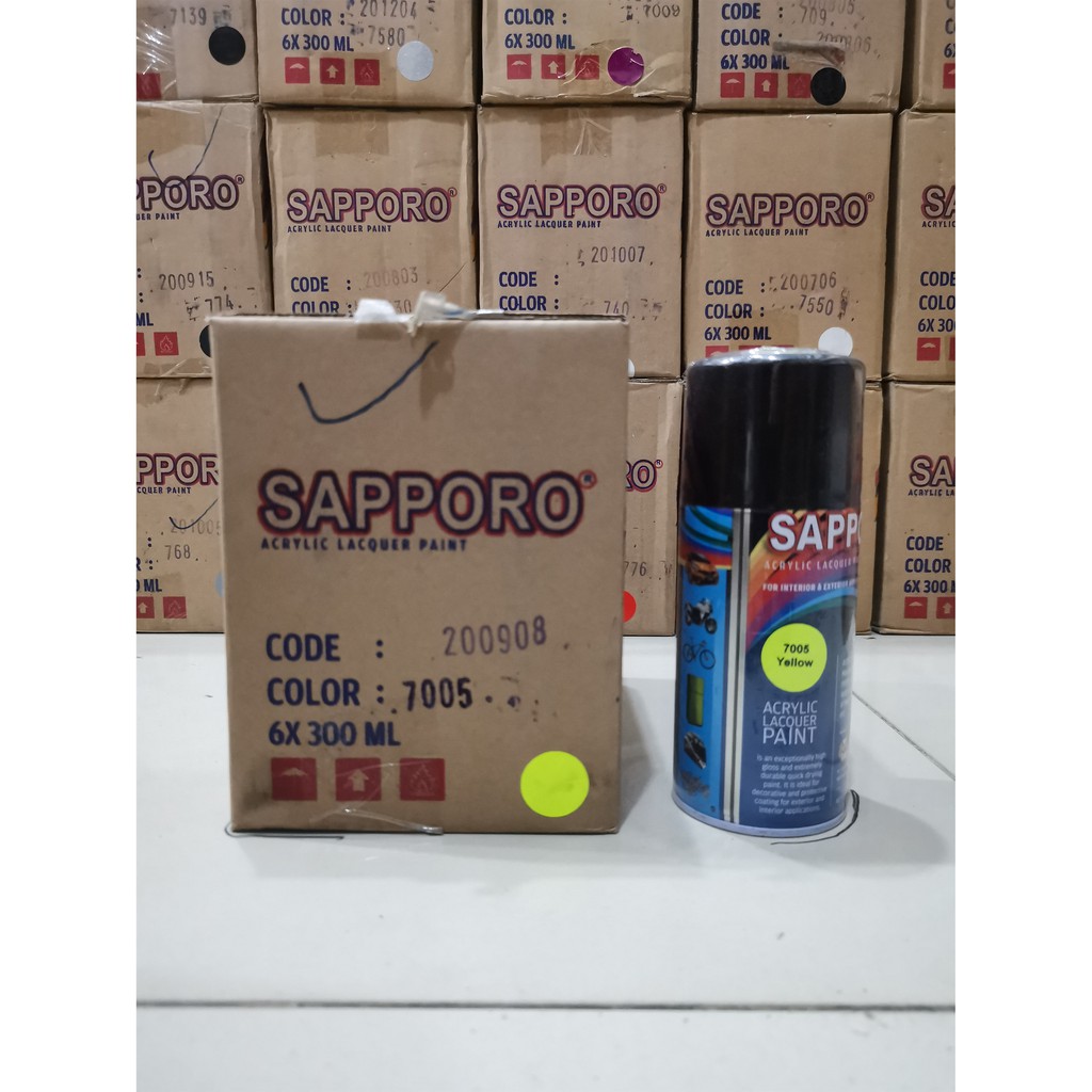 Cat Semprot Sapporo Paint 7005 Yellow