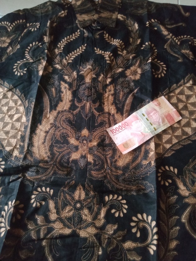 Baju Batik Lengan Panjang  Hrb026 Motif Keratonan/atasan Batik Priam L Xl Xxlterbaru