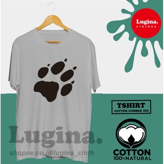  Baju  Kaos  Outdoor Logo Jack Wolfskin Simpel Cotton  Combed  