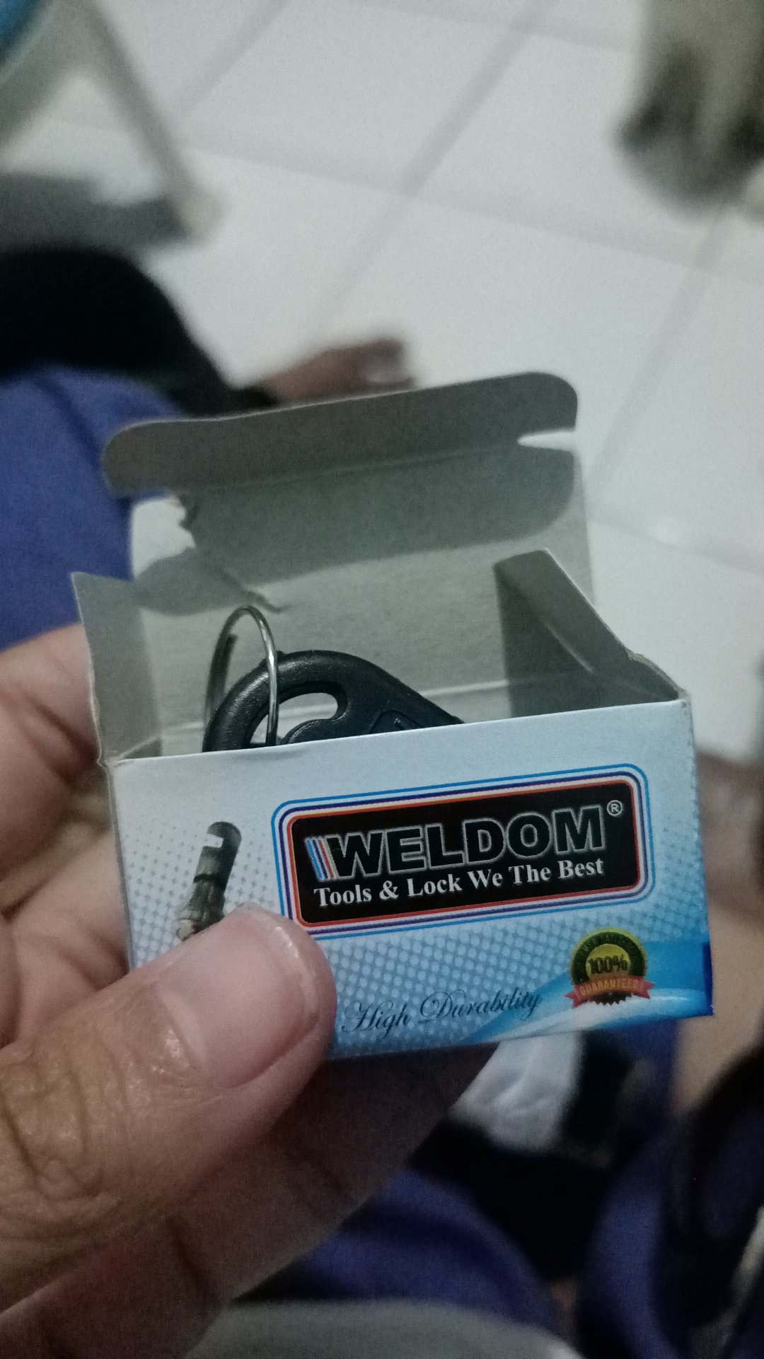 Kunci Camlock 20mm / Kunci Laci Lemari / Kunci Loker / Kunci Etalase Merk Weldom