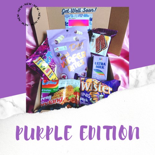 

SNACKBOX PURPLE EDITION/SNACKBOX MURAH/GIFTBOX UNTUK HADIAH WISUDA, ULANG TAHUN, ANNIVERSARY, DLL