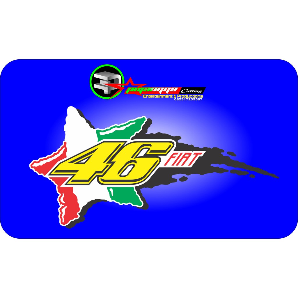 

CUTTING STIKER 46 FIAT UKURAN 10 X 5 CM 5 WARNA HARGA RP. 6000