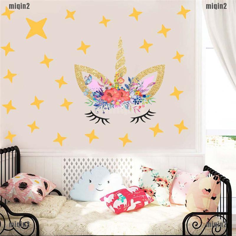 30 Ide Keren Stiker Dinding Kamar Tidur Remaja Unicorn 