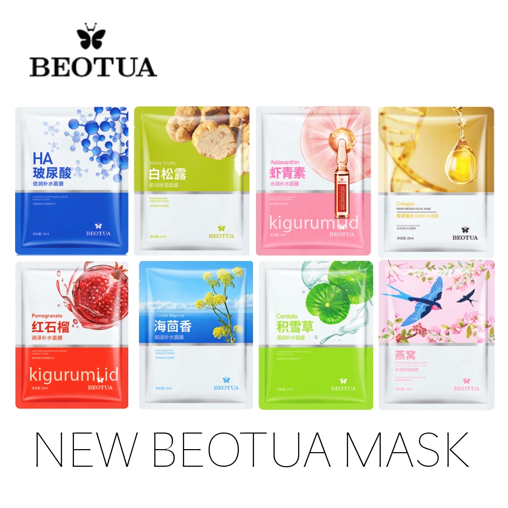 BEOTUA Natural Sheet Mask Facial Masker Wajah BQ040