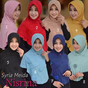 Jilbab Syria Meida Nisrina / Bergo Syria Meida Nisrina / Bergo Meida