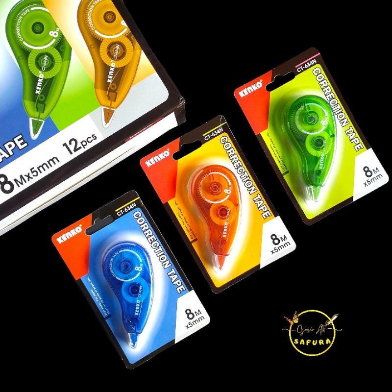 

tipe ex kertas kenko 8 m corection pen penghapus kertas