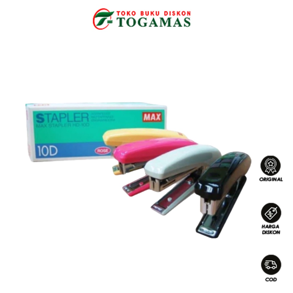 

BEST SELLER !! STAPLER MAX HD 10 D MIX COLOUR
