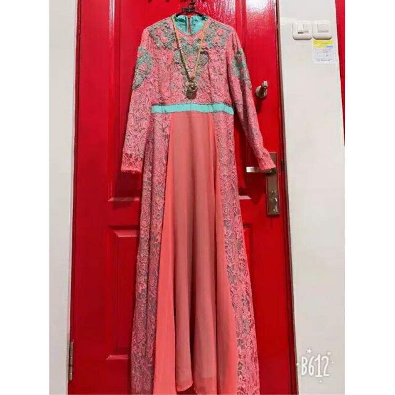 Preloved BIBIQ Gamis  Pesta Mewah Original Murahh