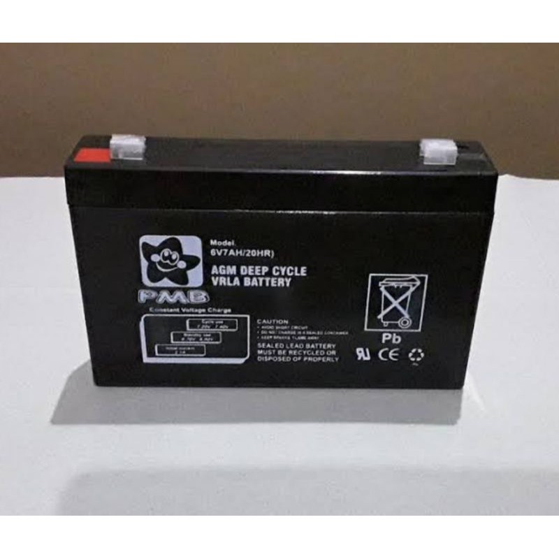 Jual part Aki 6V 7Ah mobil mainan aki anak | Shopee Indonesia