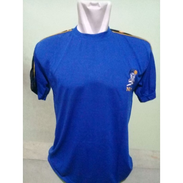kaos kombinasi navy biru logo kecil | kaos dalaman navy biru | kaos navy biru