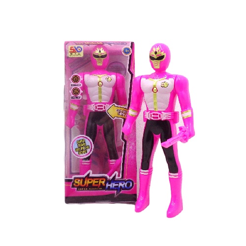 Mainan Anak FIgur Ranger - Super Hero Ranger Pink - Super Ranger