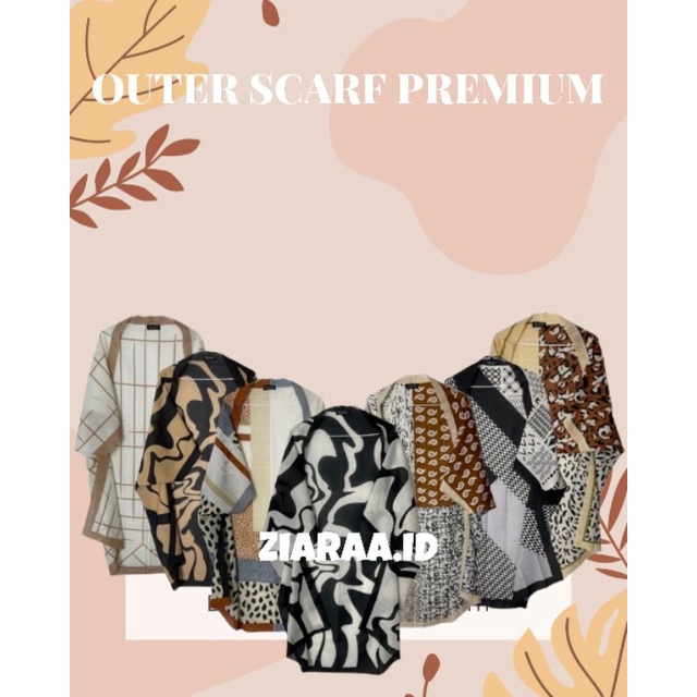 6.6 sale OUTER SCARF PREMIUM | Scraf Outer Murah|| OUTER SCRAF PREMIUM MOTIF (COD)