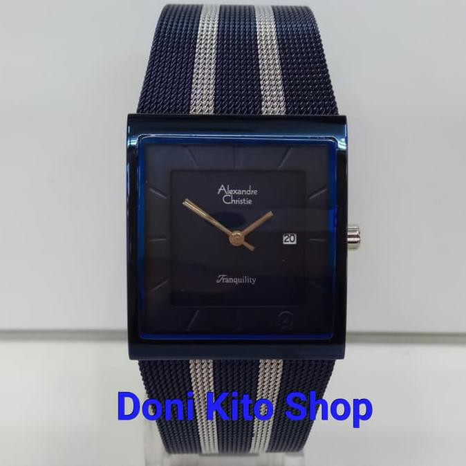 Jam Tangan Wanita Original Alexander Cristie AC8333 Blue