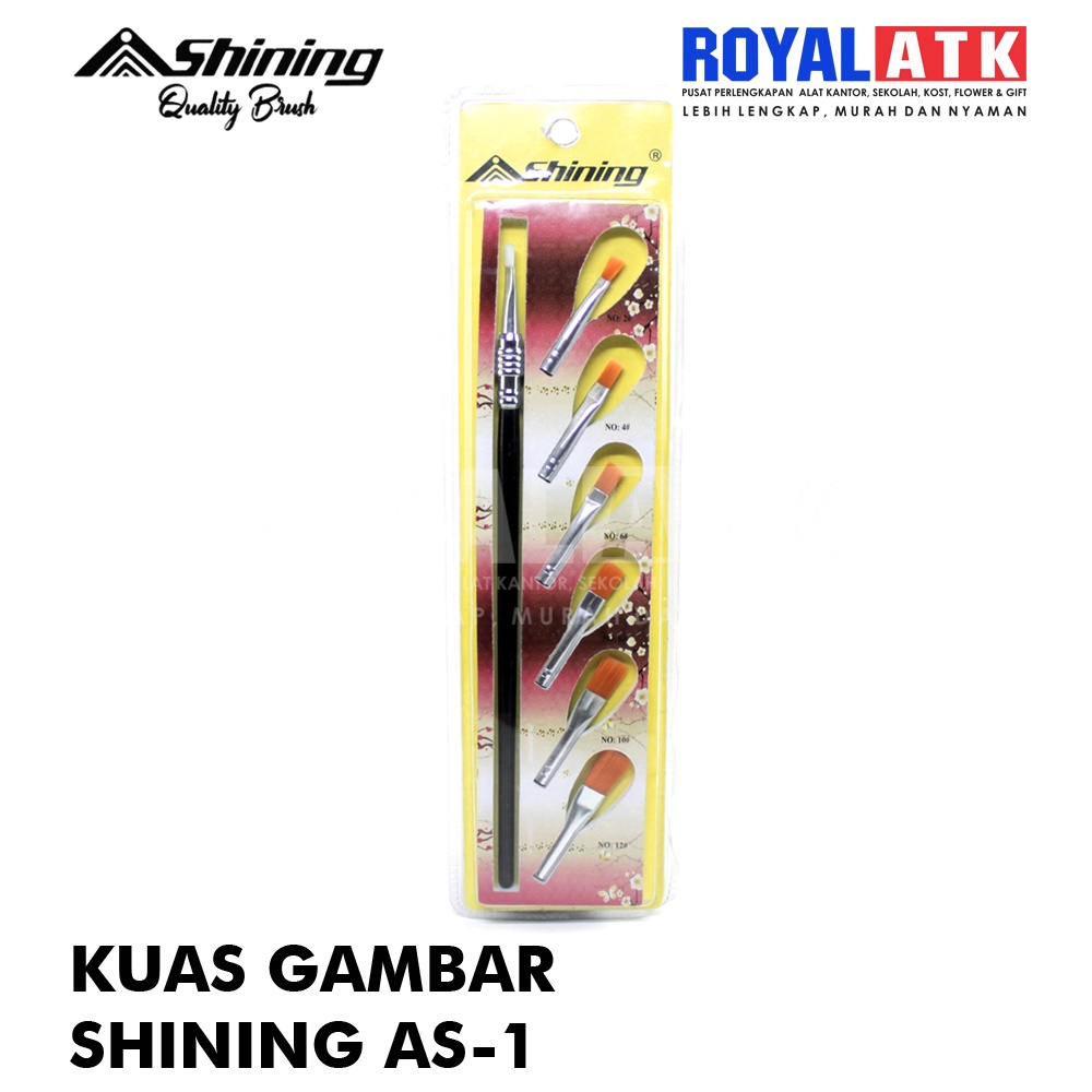 

Kuas Shining AS-1 lukis 7 in 1