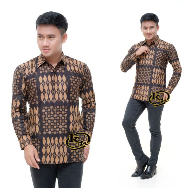 Batik Couple Modern Baju Batik Wanita Modern Atasan Batik Kerja Wanita Blouse Batik Kantor Tunik Batik M L XL XXL Seragam Batik Modern