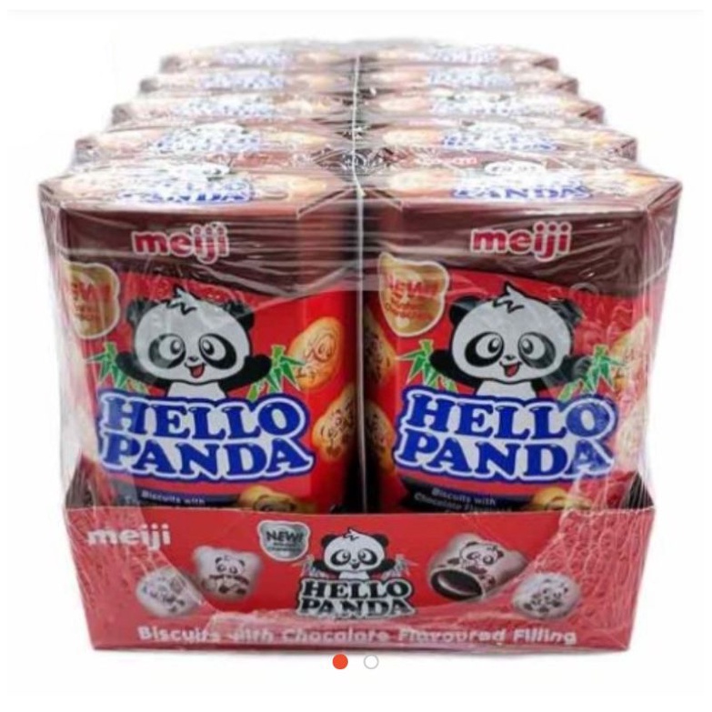 meiji biskuit hello panda 45gr coklat