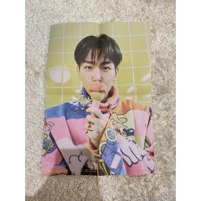 BAEKHYUN DELIGHT HONEY VER FOLDED POSTER