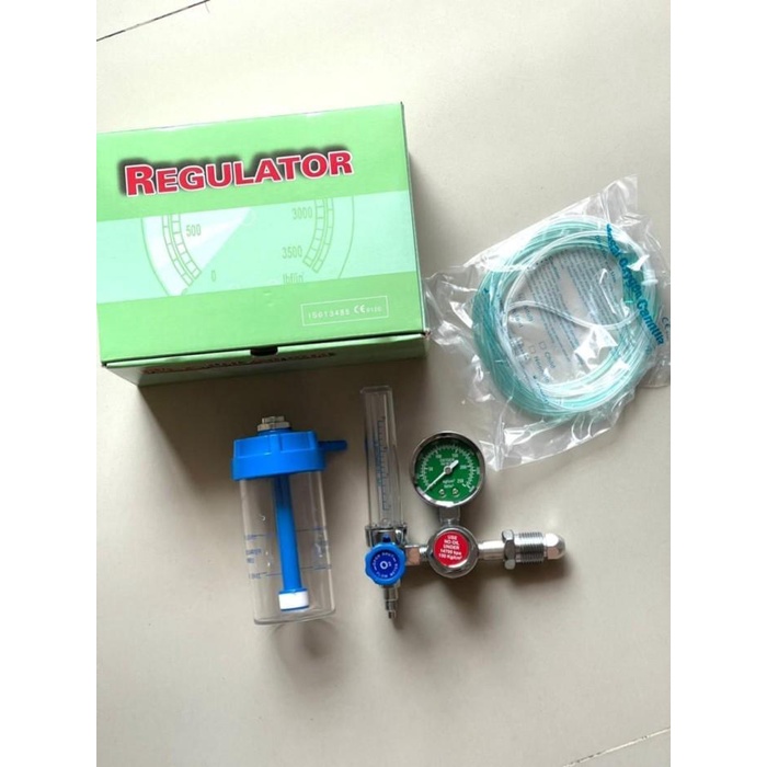Regulator Regulator Tabung Oksigen Medis Alat Bantu Pernapasan Oxigen Promo 