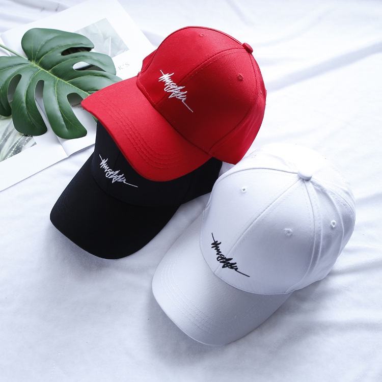 Topi Baseball Matahari Motif Bordir Tulisan Untuk Pria Dan Wanita