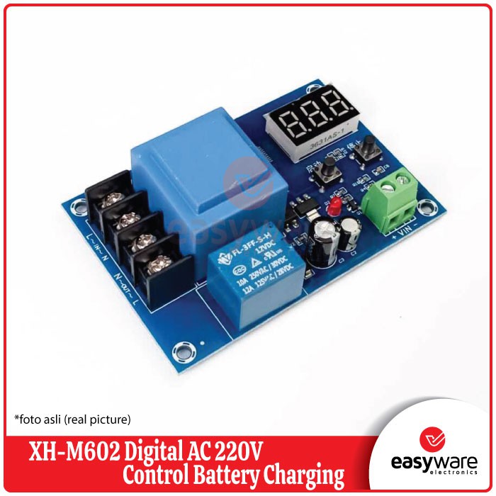 XH-M602 Digital Control Battery Charging Control Module AC 220V