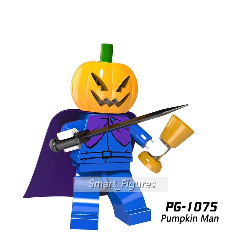 Pg8080 Mainan Action Figure Mini Seri Halloween Labu Hantu Penyihir Werewolf Vampire Queen