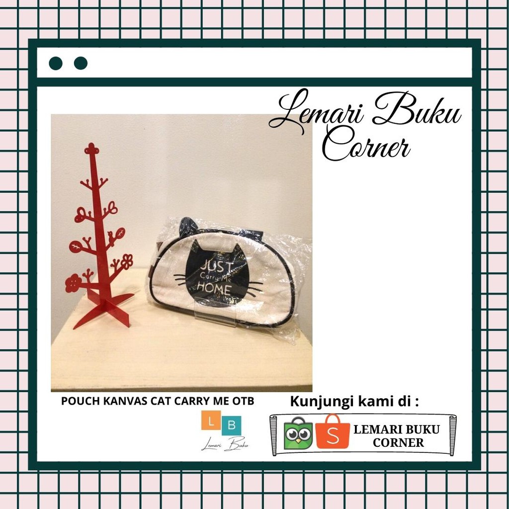 

POUCH KANVAS CAT CARRY ME OTB