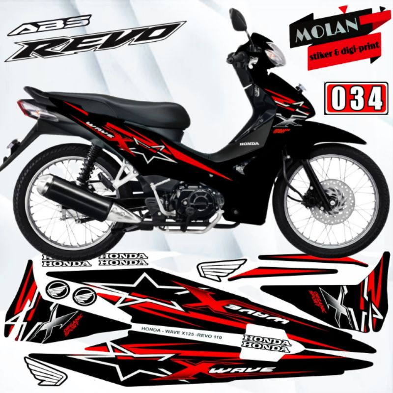 Decal Sticker Striping Variasi Revo Absolute 110 2010-2013 / Revo 110 / Revo Abs / Absolute revo| De