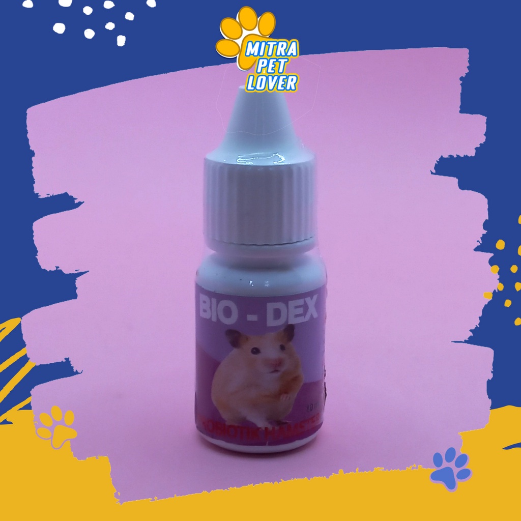 PROBIOTIK HAMSTER  - BIODEX DROP 10ML - TINGKATAN NAFSU MAKAN &amp; IMUN DAYA TAHAN TUBUH, METABOLISME  &amp; ANTI BAU KOTORAN TIKUS  - MURAH GARANSI KUALITAS ASLI ORIGINAL - BIO DEX - PET ANIMAL TAMASINDO OBAT KESEHATAN &amp; VITAMIN HEWAN PELIHARAAN MITRAPETLOVER