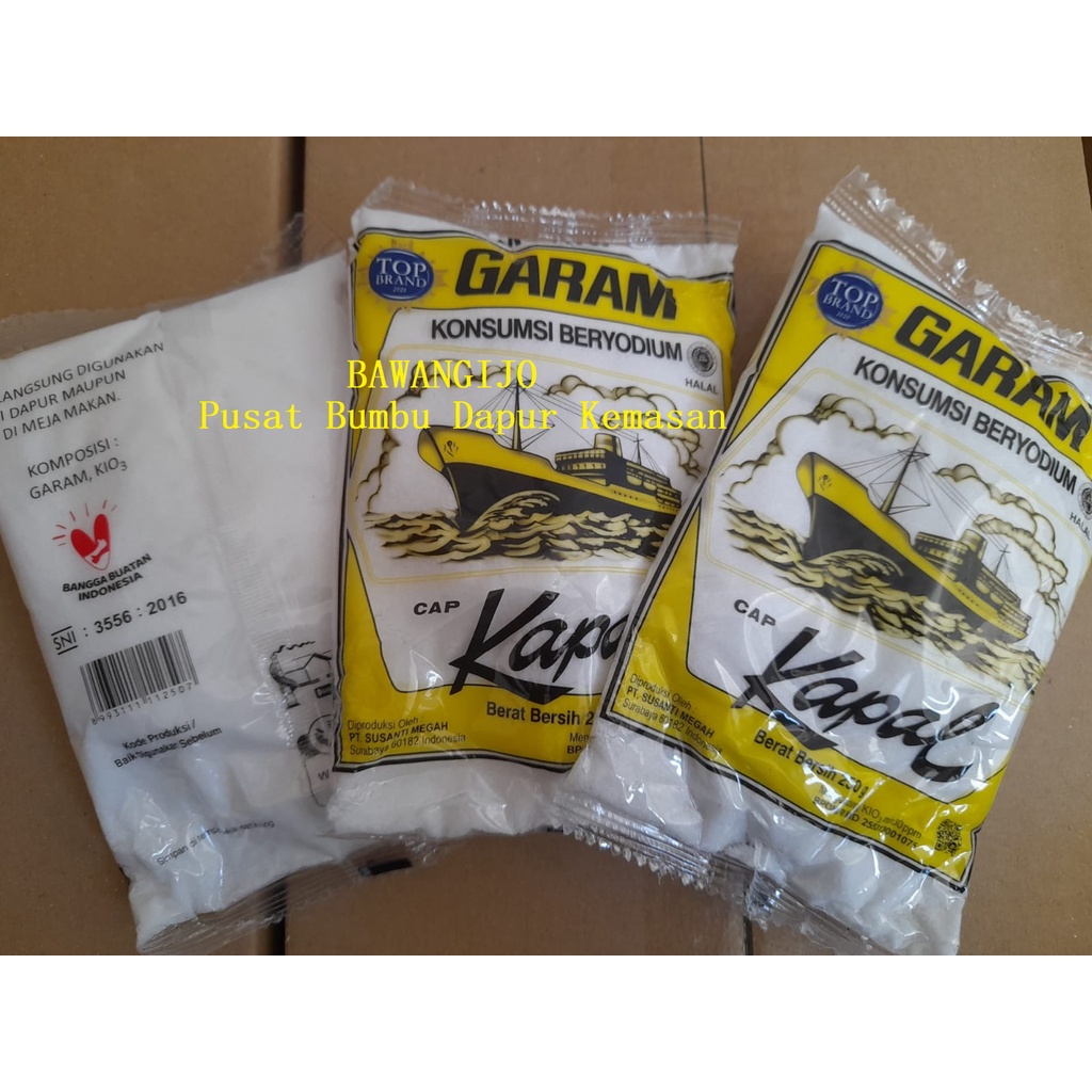 

GARAM Konsumsi Beryodium Cap KAPAL 250 gr