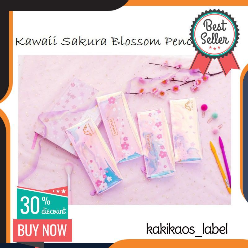 

TP0049 Kawaii Sakura Blossom Pencil Case / Tempat Pensil