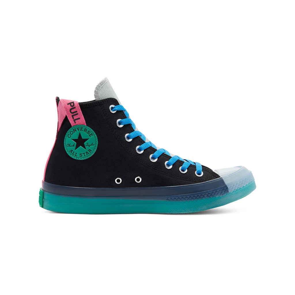 CONVERSE CT AS CX HIGH PULL TAB DIGITAL TERRAIN  - BLACK COURT GREEN HYPER PINK